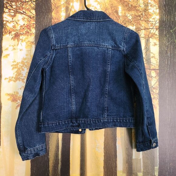 Levi's Youth Denim Jacket Kids Size M 10-12 SZ Blue Trucker Casual Button-Up - Picture 6 of 10